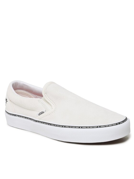 

Слипоны Classic Slip-O VN0A7Q5DBHE1 Vans белый 45 EU, Classic Slip-O VN0A7Q5DBHE1