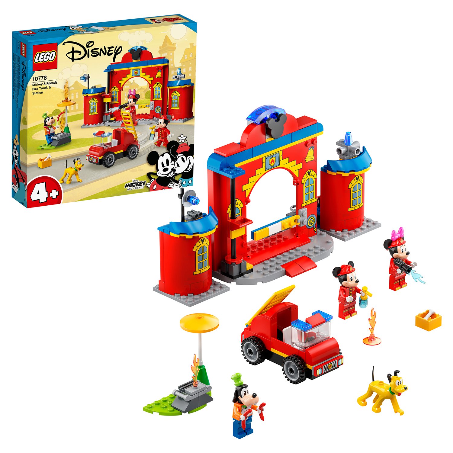 

Конструктор LEGO Mickey and Friends Пожарная часть и машина Микки и его друзей 10776