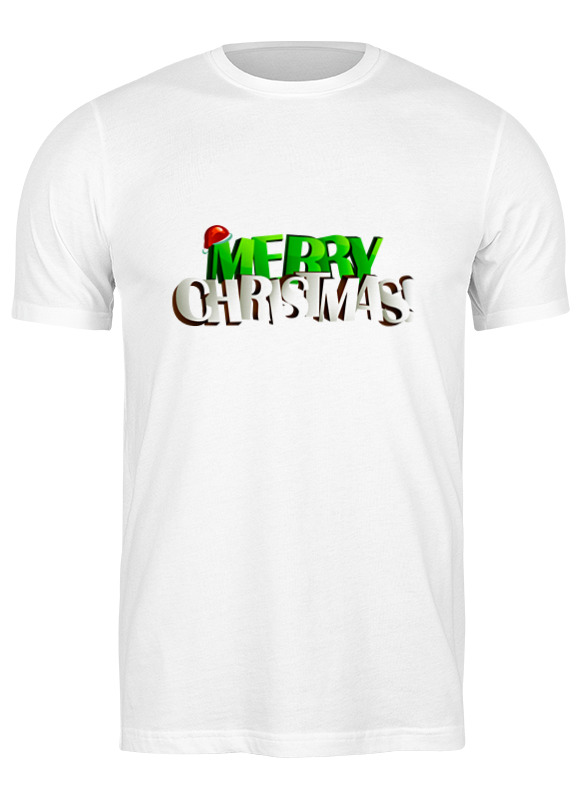 Футболка мужская Printio Merry christmas белая 2XL