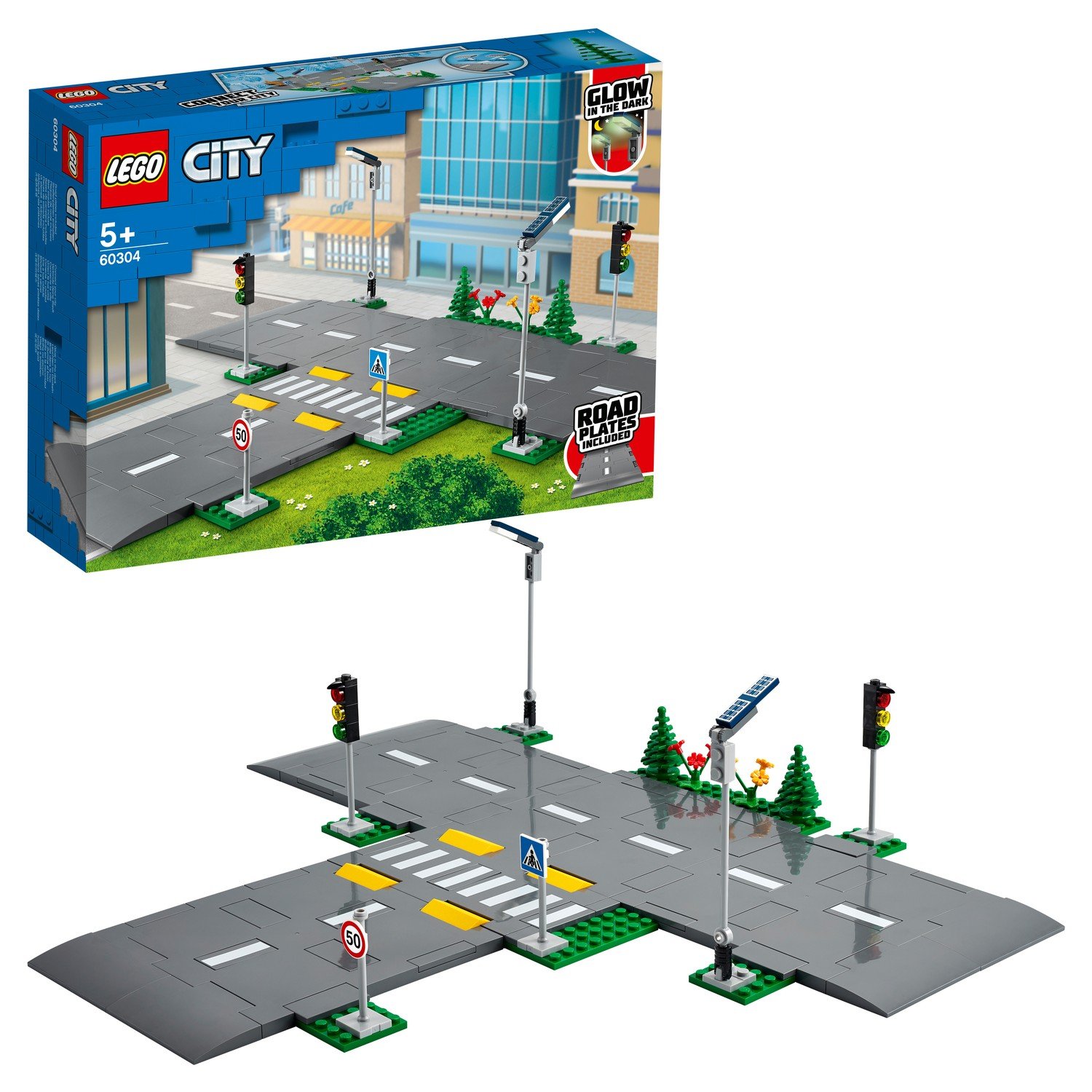 

Конструктор LEGO City Town Дорожные пластины 60304
