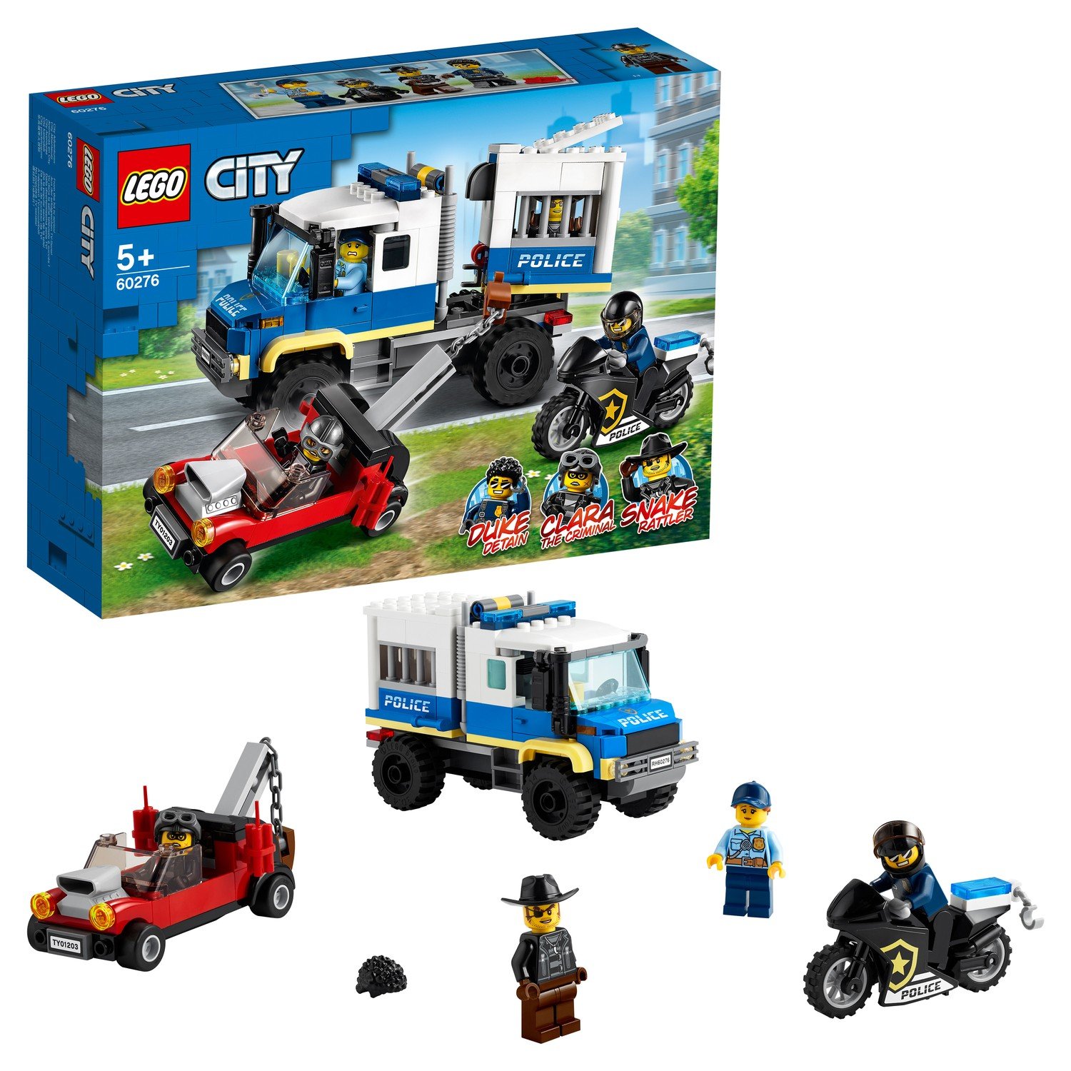 

Конструктор LEGO City Police Транспорт для перевозки преступников 60276