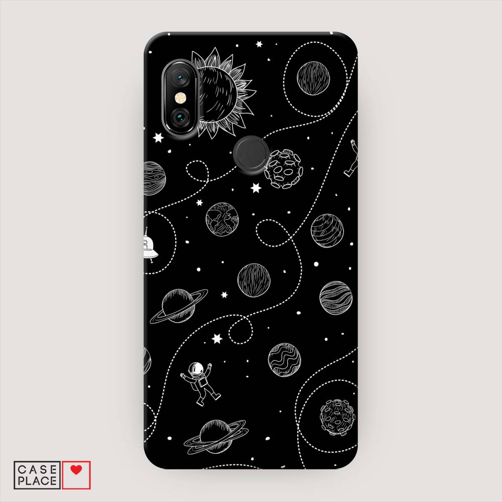 

Пластиковый чехол "В невесомости" на Xiaomi Redmi Note 6 Pro, 34620-3