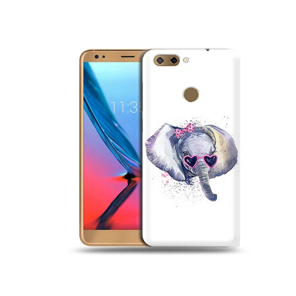 

Чехол MyPads Tocco для ZTE Blade V9 слоник в очках (PT106427.464.608), Прозрачный, Tocco