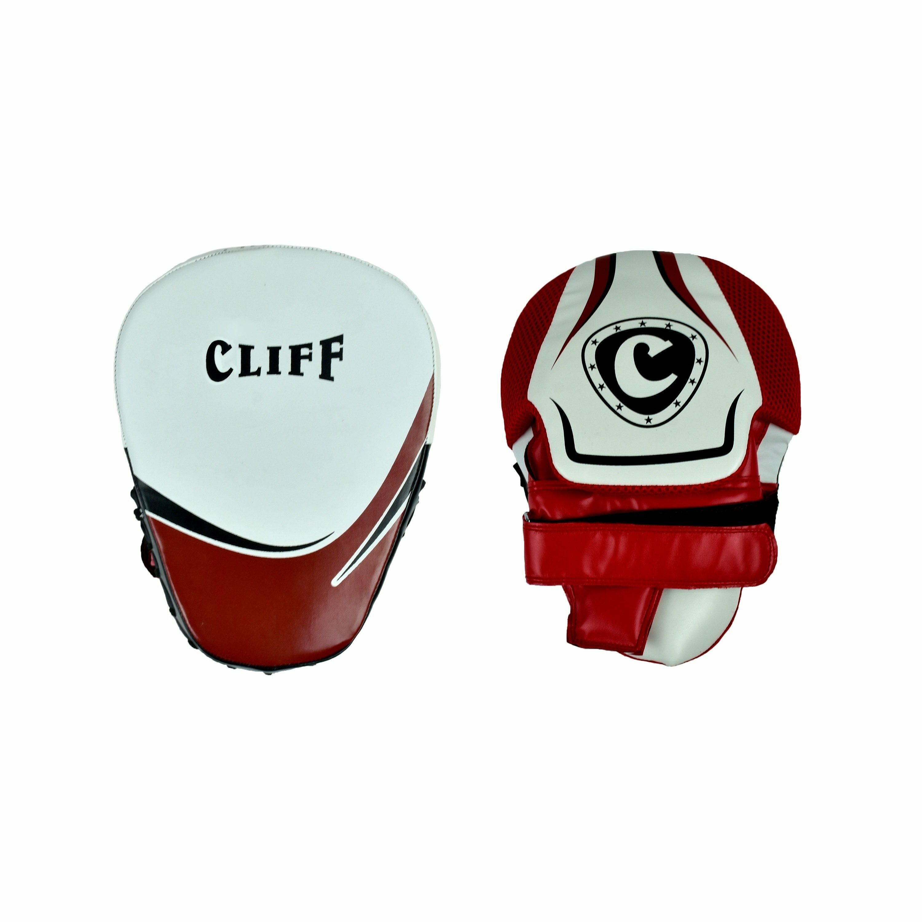 Лапы боксерские CLIFF ULI-3061, Obsession to knockout, DX, изогнутые