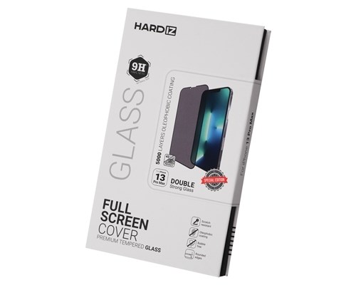 Стекло защитное Hardiz 3D Privacy Cover Black Frame для iPhone 13 Pro Max