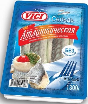 Сельдь Vici атлантическая пряного посола 1 300 г