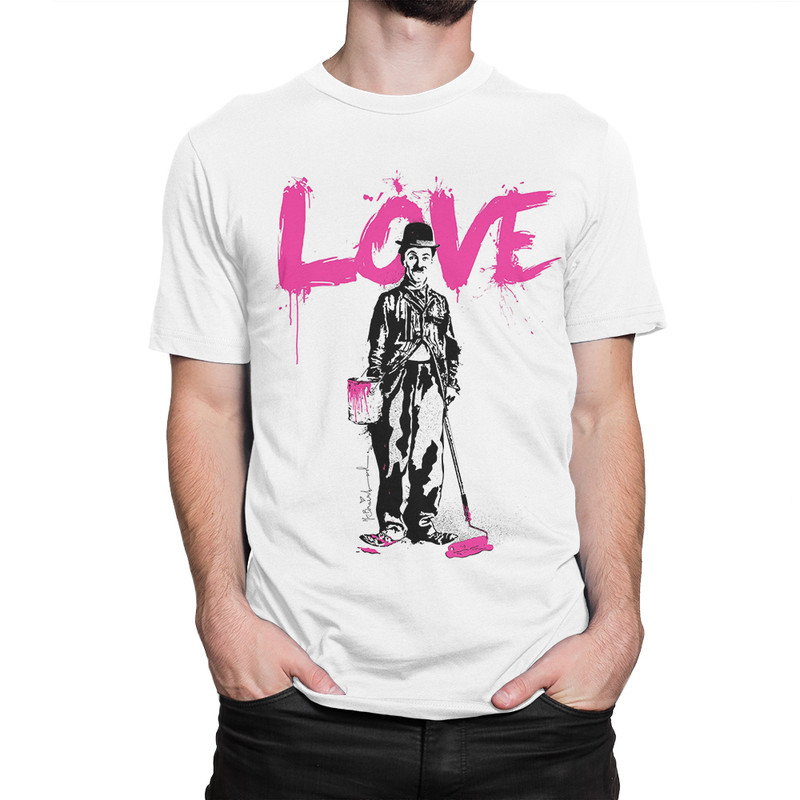 

Футболка мужская Dream Shirts Чарли Чаплин белая L, Белый, Чарли Чаплин
