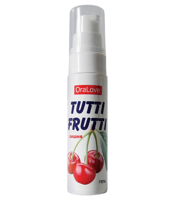 Купить Гель-смазка Tutti-frutti с вишнёвым вкусом - 30 гр., Биоритм