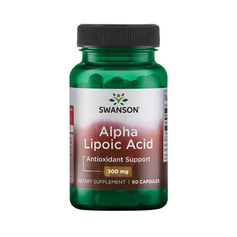 Купить Альфа-липоевая кислота SWANSON Alpha Lipoic Acid капсулы 300 мг 60 шт.