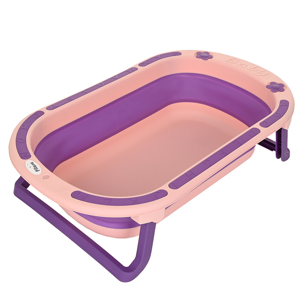 Детская ванна Pituso складная Фиолетово-розовая