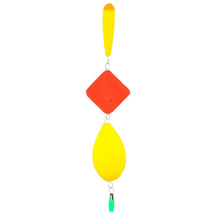 

Поплавок тройной №4, цвет жёлтый, №4