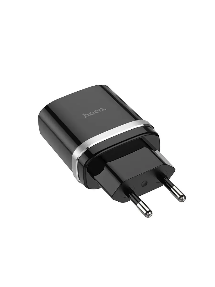 

Блок питания (сетевой адаптер) HOCO С12Q Smart QC3.0, один порт USB, 5V, 3.0A, черный