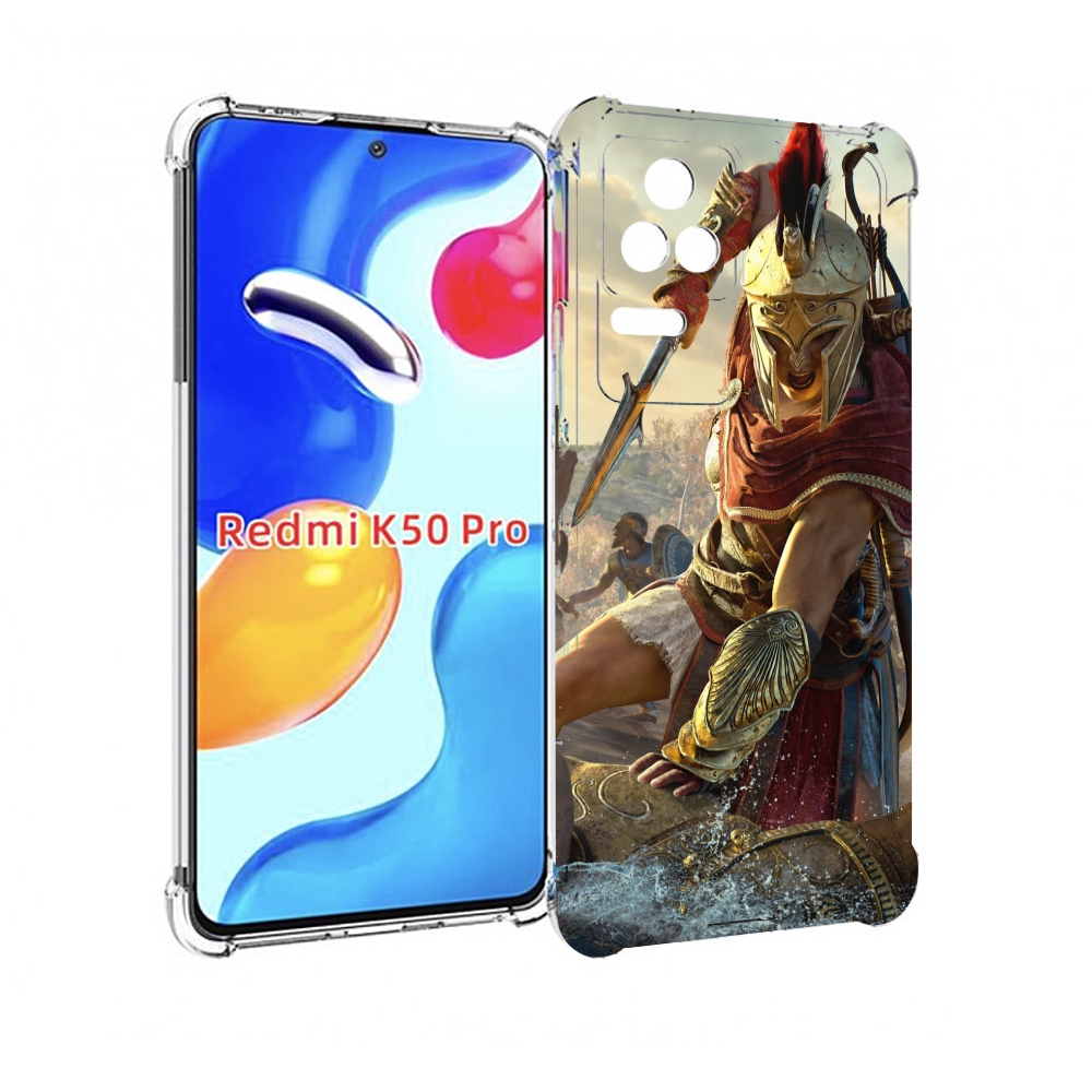 

Чехол MyPads Assassin's Creed Odyssey Kassandra мужской для Xiaomi Redmi K50 / K50 Pro, Прозрачный, Tocco