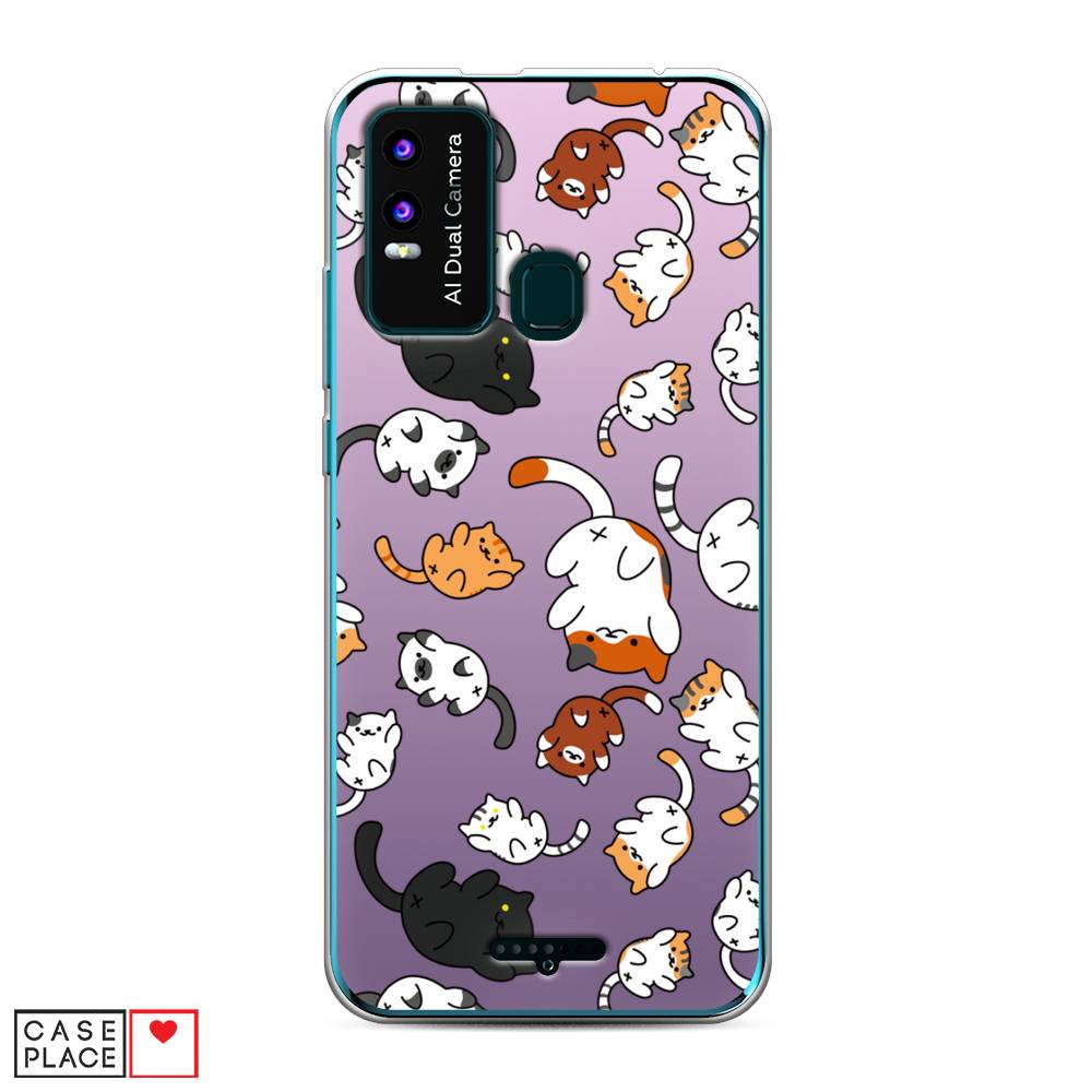 

Чехол Awog на BQ 6630L Magic L / BQ 6630L Мэджик L "Котопад", Разноцветный, 201650-7