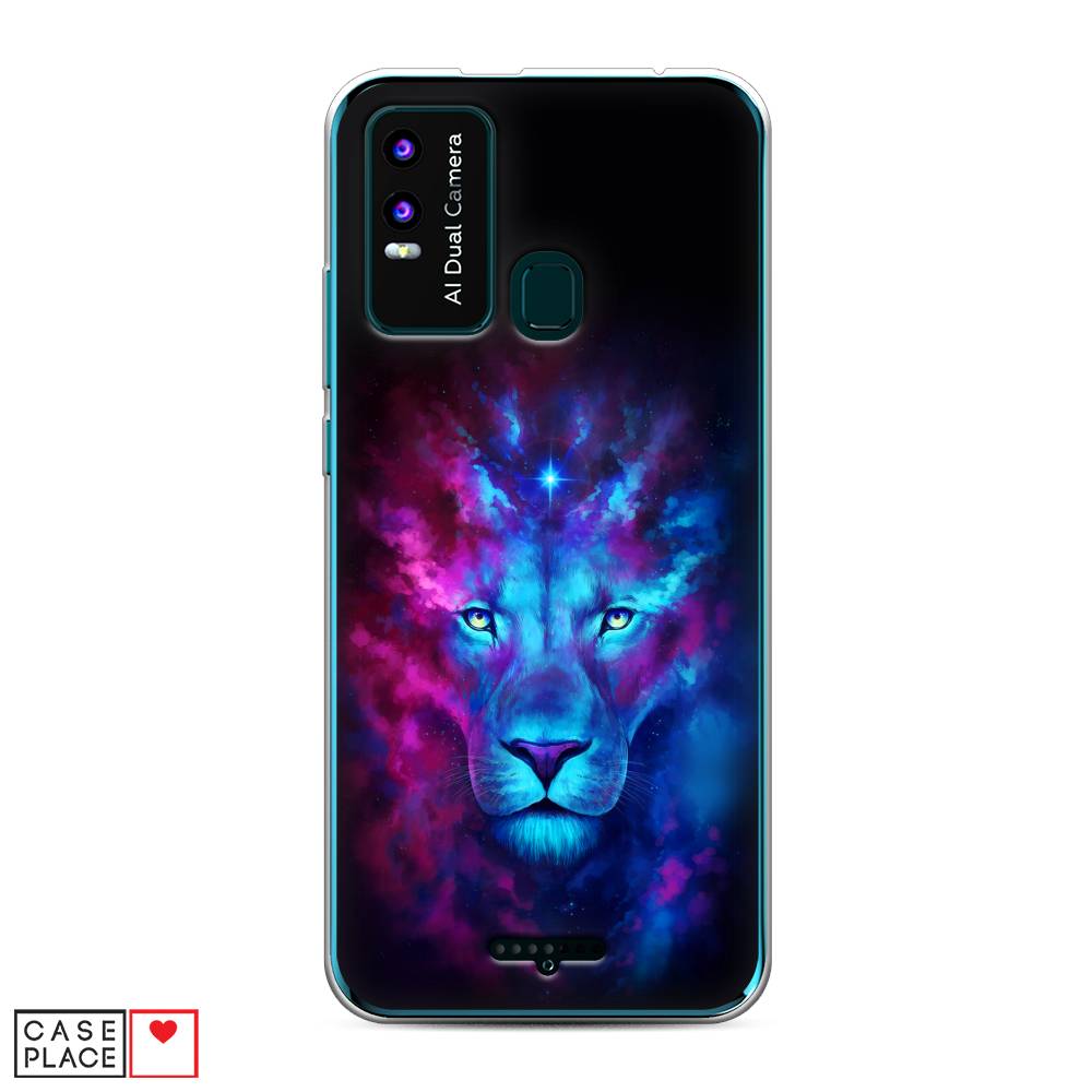 

Чехол Awog на BQ 6630L Magic L / BQ 6630L Мэджик L "Космический лев", Разноцветный, 201650-1