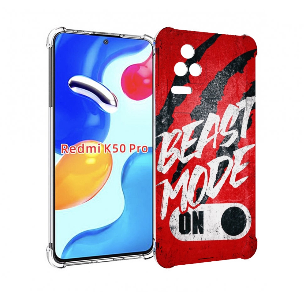 

Чехол MyPads BEAST inside You для Xiaomi Redmi K50 / K50 Pro, Прозрачный, Tocco