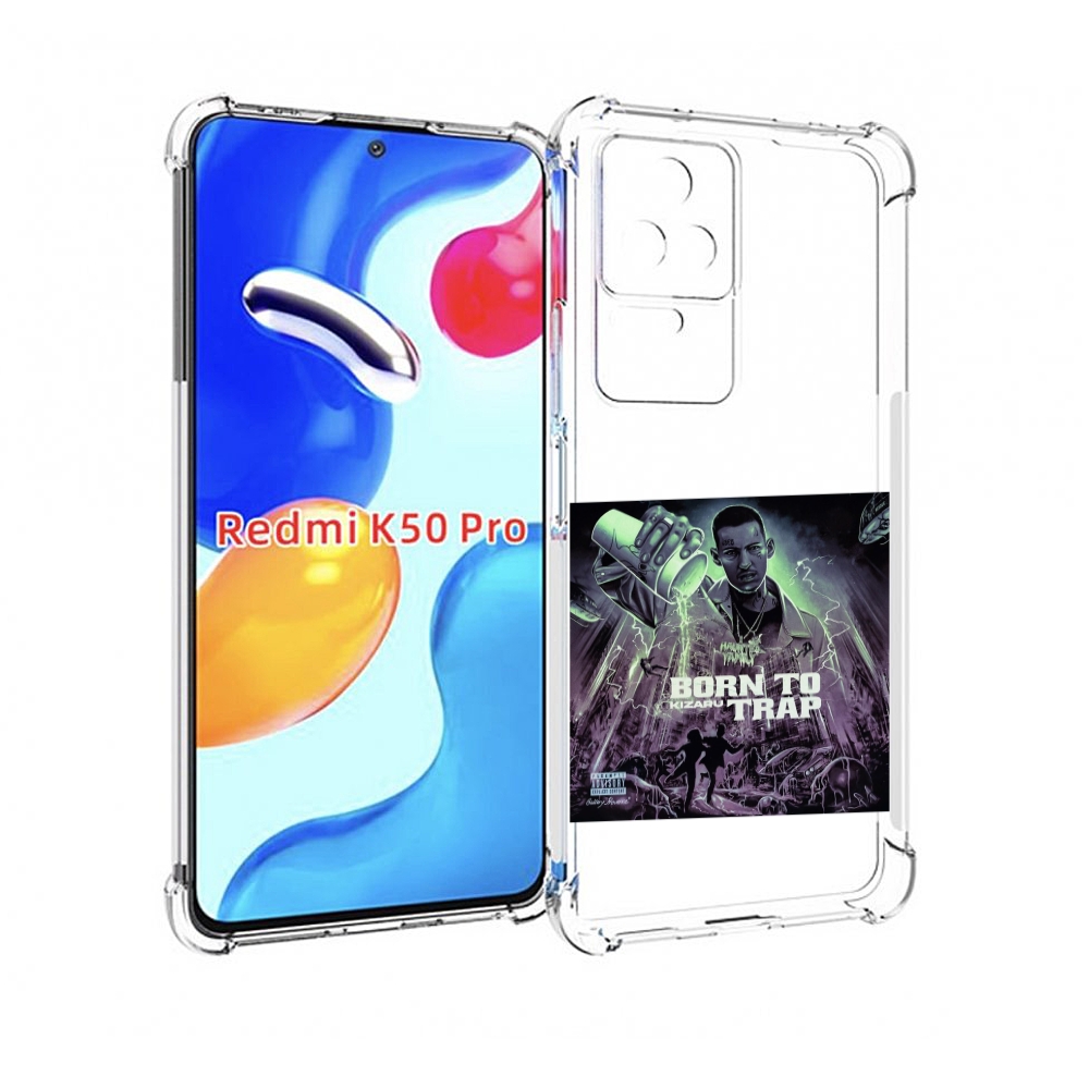

Чехол MyPads Born to Trap Kizaru для Xiaomi Redmi K50 / K50 Pro, Прозрачный, Tocco