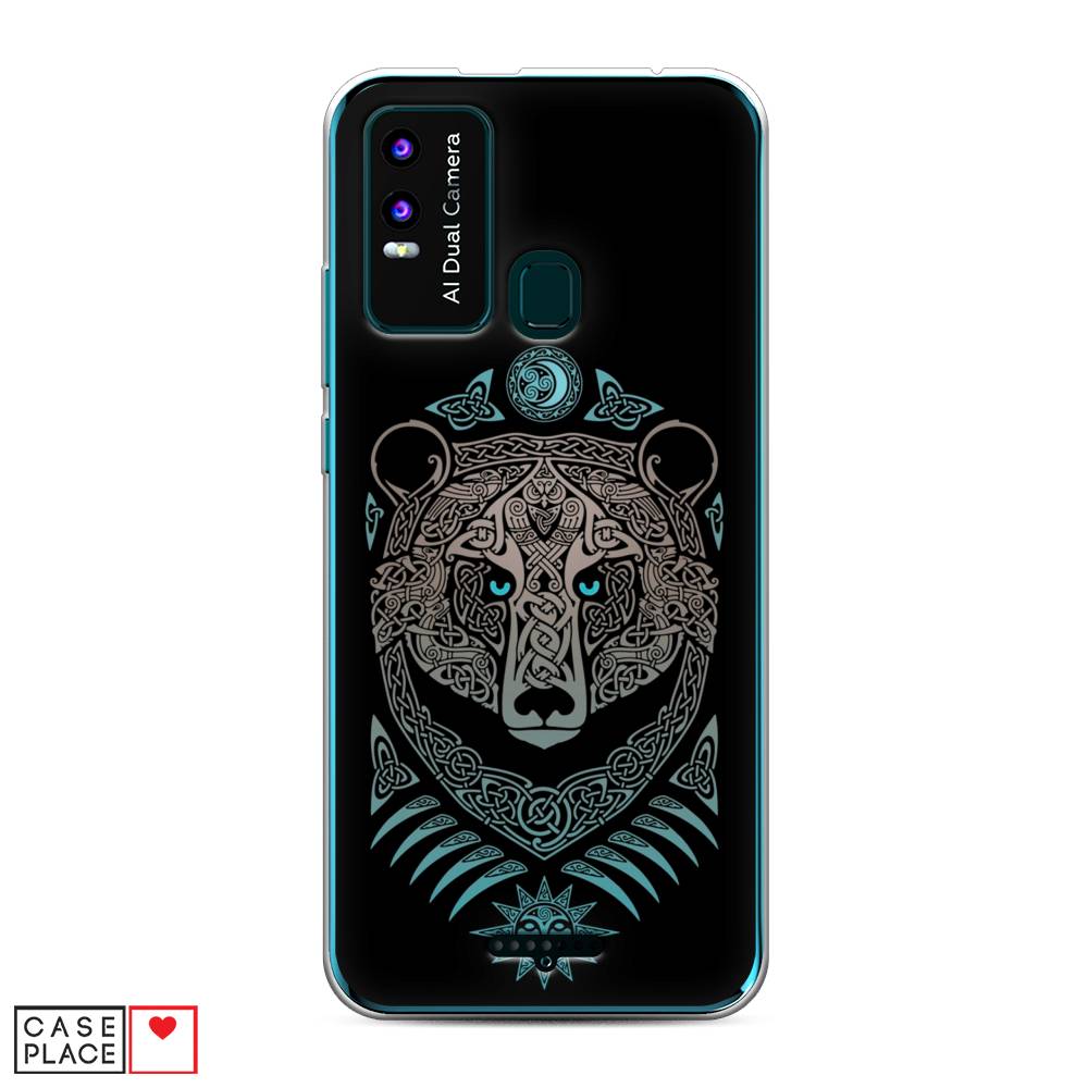 

Чехол Awog на BQ 6630L Magic L / BQ 6630L Мэджик L "Кельтский медведь", Разноцветный, 201650-2