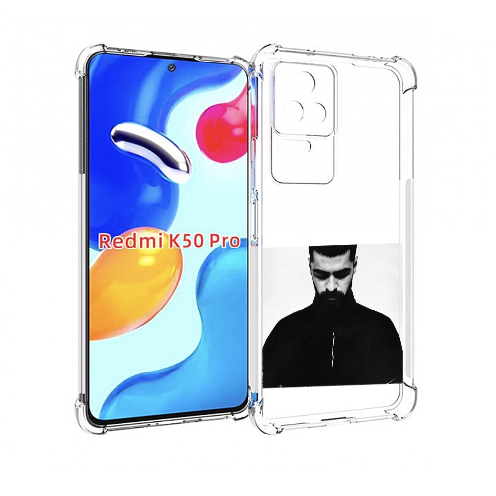 

Чехол MyPads Buster Keaton Miyagi мужской для Xiaomi Redmi K50 / K50 Pro, Прозрачный, Tocco