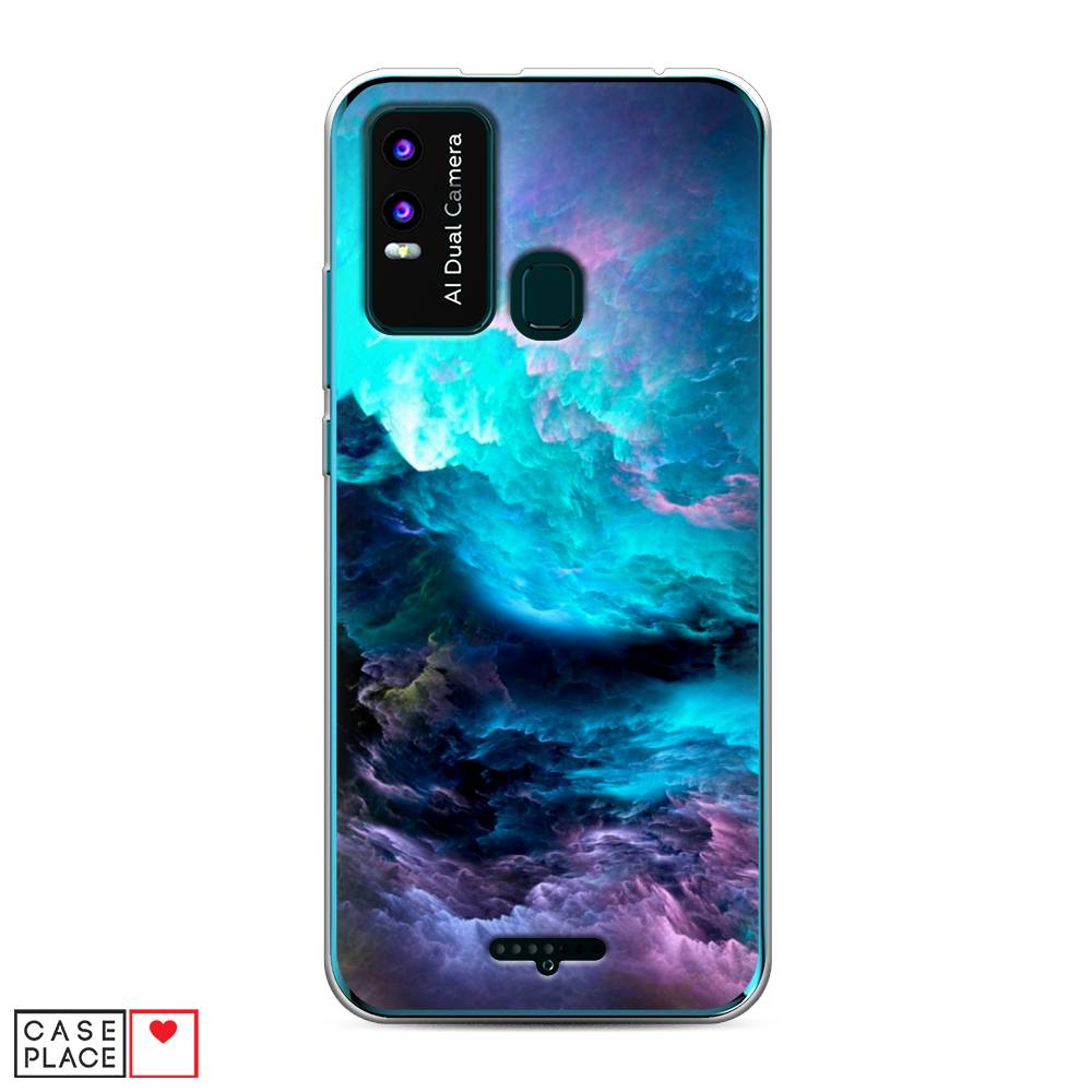 

Чехол Awog на BQ 6630L Magic L / BQ 6630L Мэджик L "Бирюзовое небо", Разноцветный, 201650-4