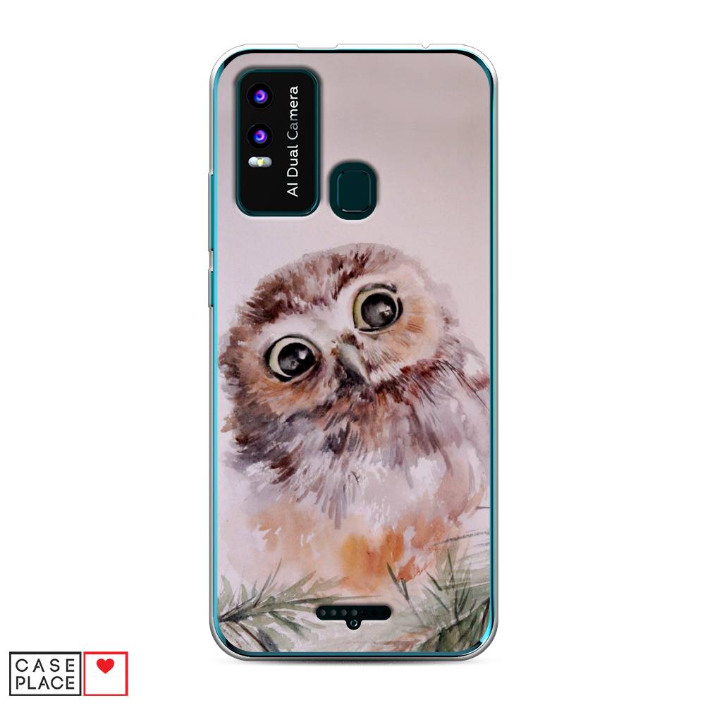 

Чехол Awog на BQ 6630L Magic L / BQ 6630L Мэджик L "Сова на розовом", Разноцветный, 201650-1