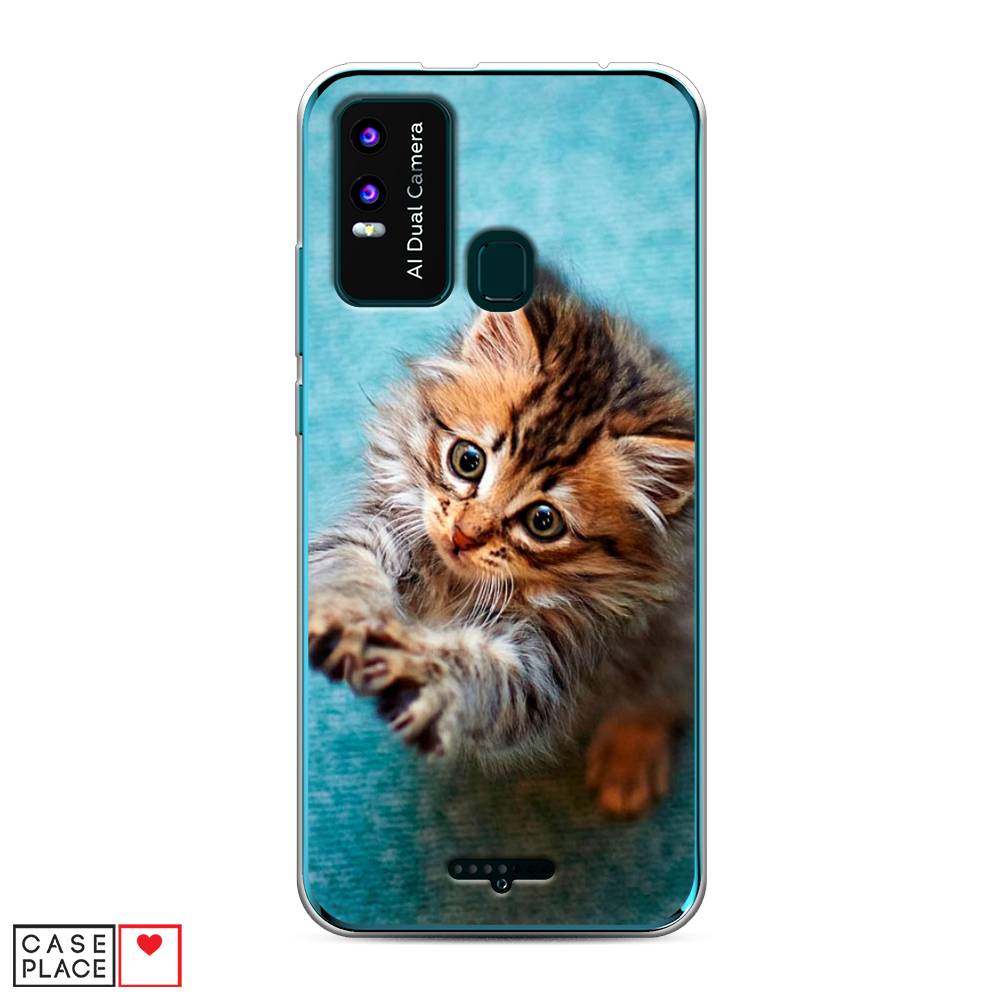 

Чехол Awog на BQ 6630L Magic L / BQ 6630L Мэджик L "Котенок просит есть", Разноцветный, 201650-2