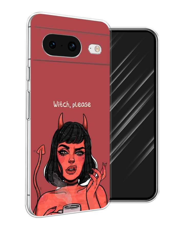 

Чехол Awog на Google Pixel 8 "Evil Girl", Бордовый;черный, 271550-6