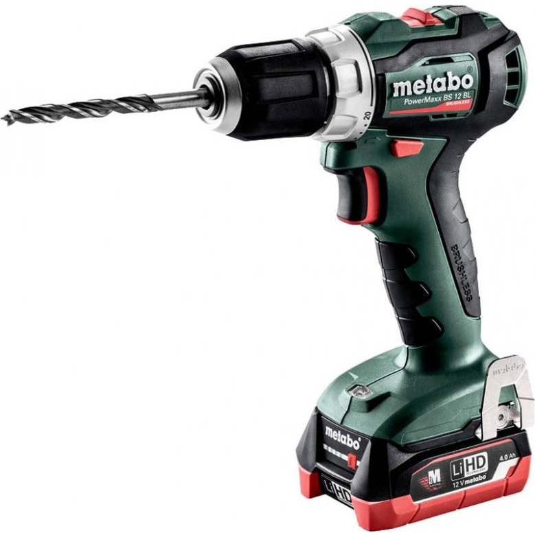 фото Дрель-шуруповерт аккумуляторная metabo powermaxx bs12 bl