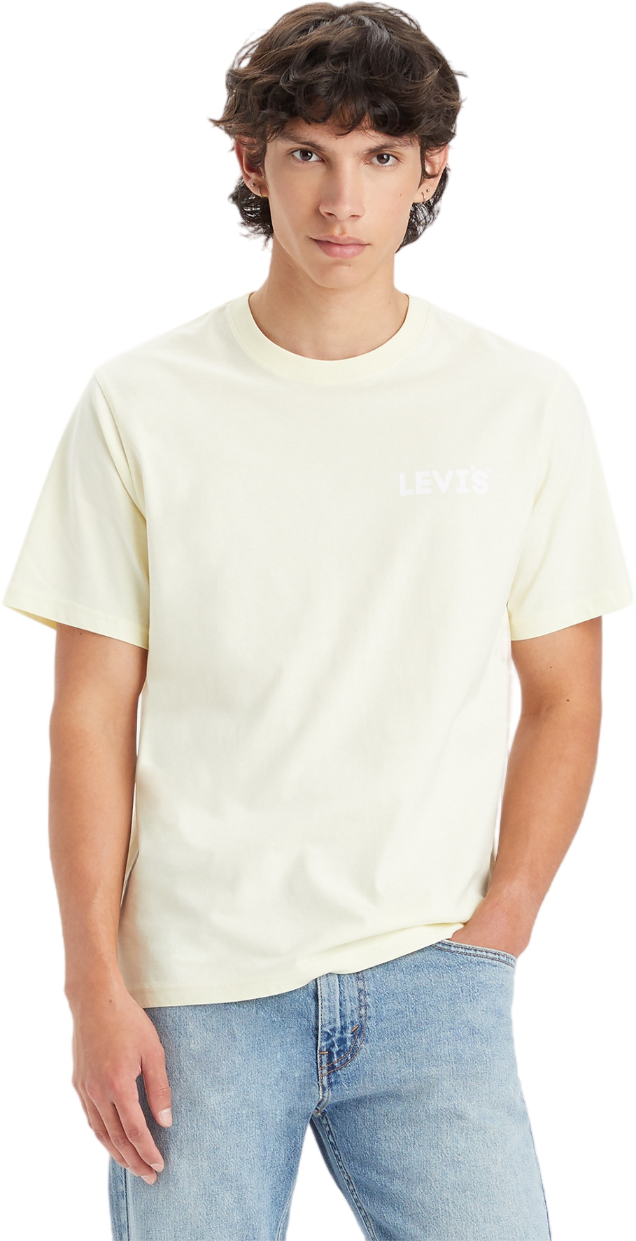 

Футболка мужская Levi's Men Relaxed Fit Graphic Tee розовая S, Розовый, Men Relaxed Fit Graphic Tee