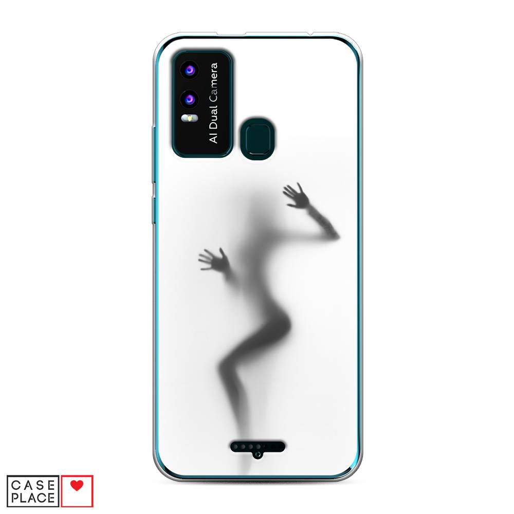 фото Чехол awog "девушка в душе" для bq 6630l magic l