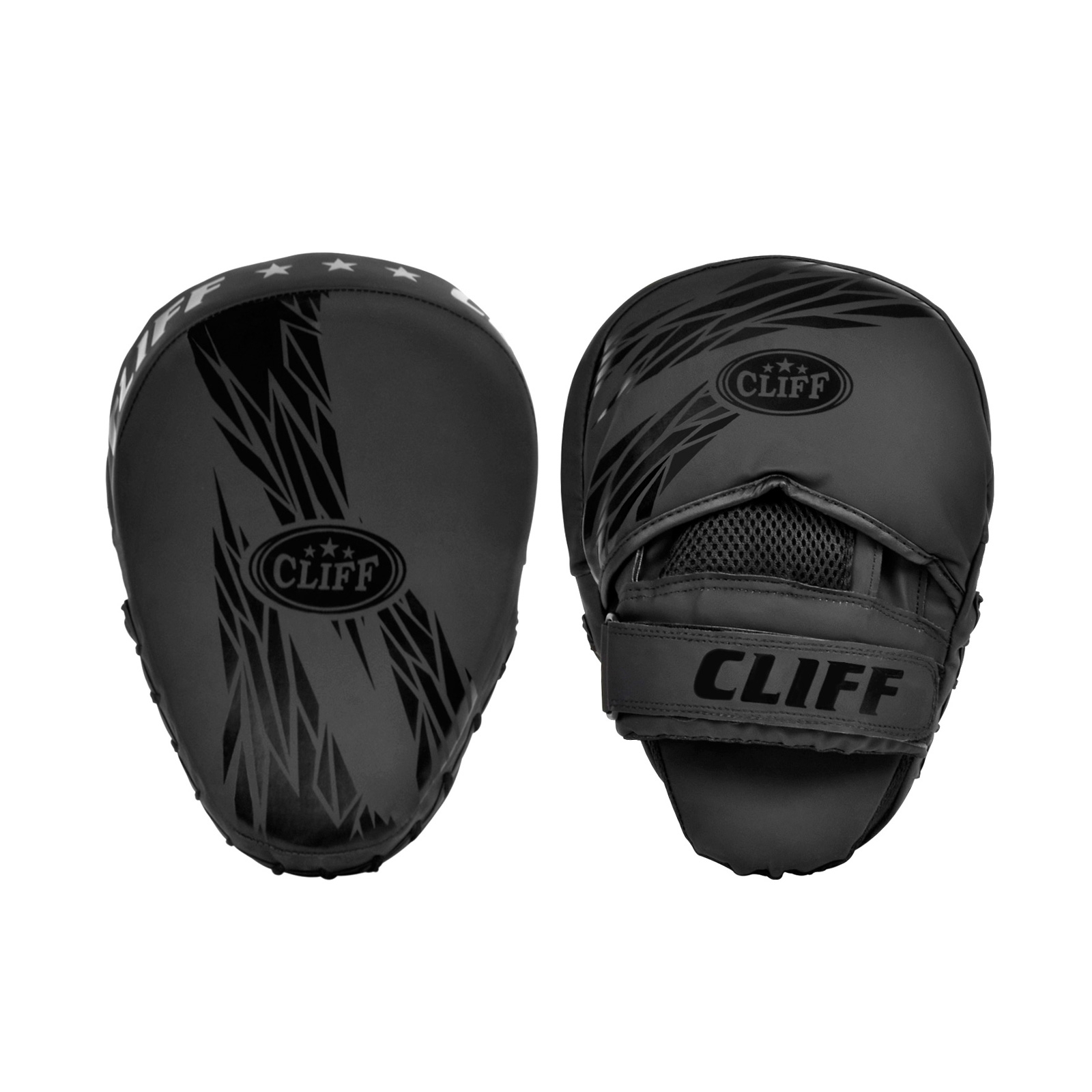 

Лапы боксерские CLIFF CS-00003, FLEX, изогнутые, матовые черные, Черный