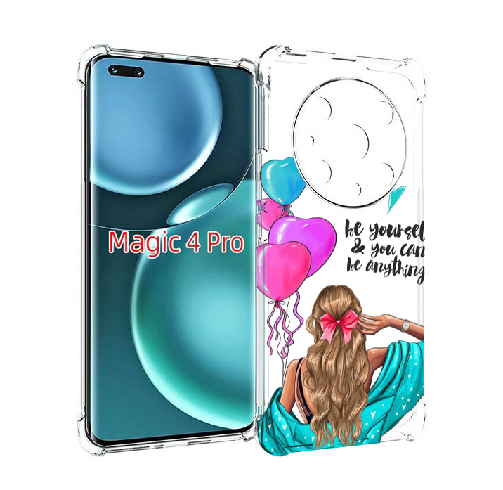 

Чехол MyPads Будь-собой для Honor Magic4 Pro, Прозрачный, Tocco
