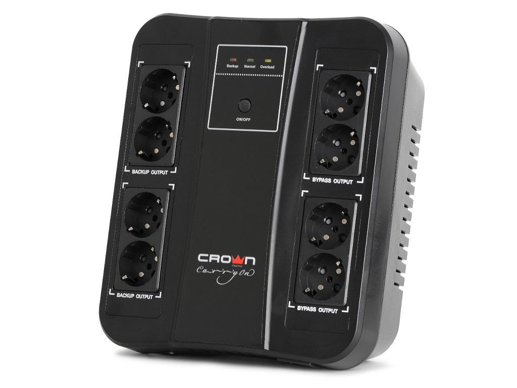 фото Источник бесперебойного питания crown cmus-295 euro smart