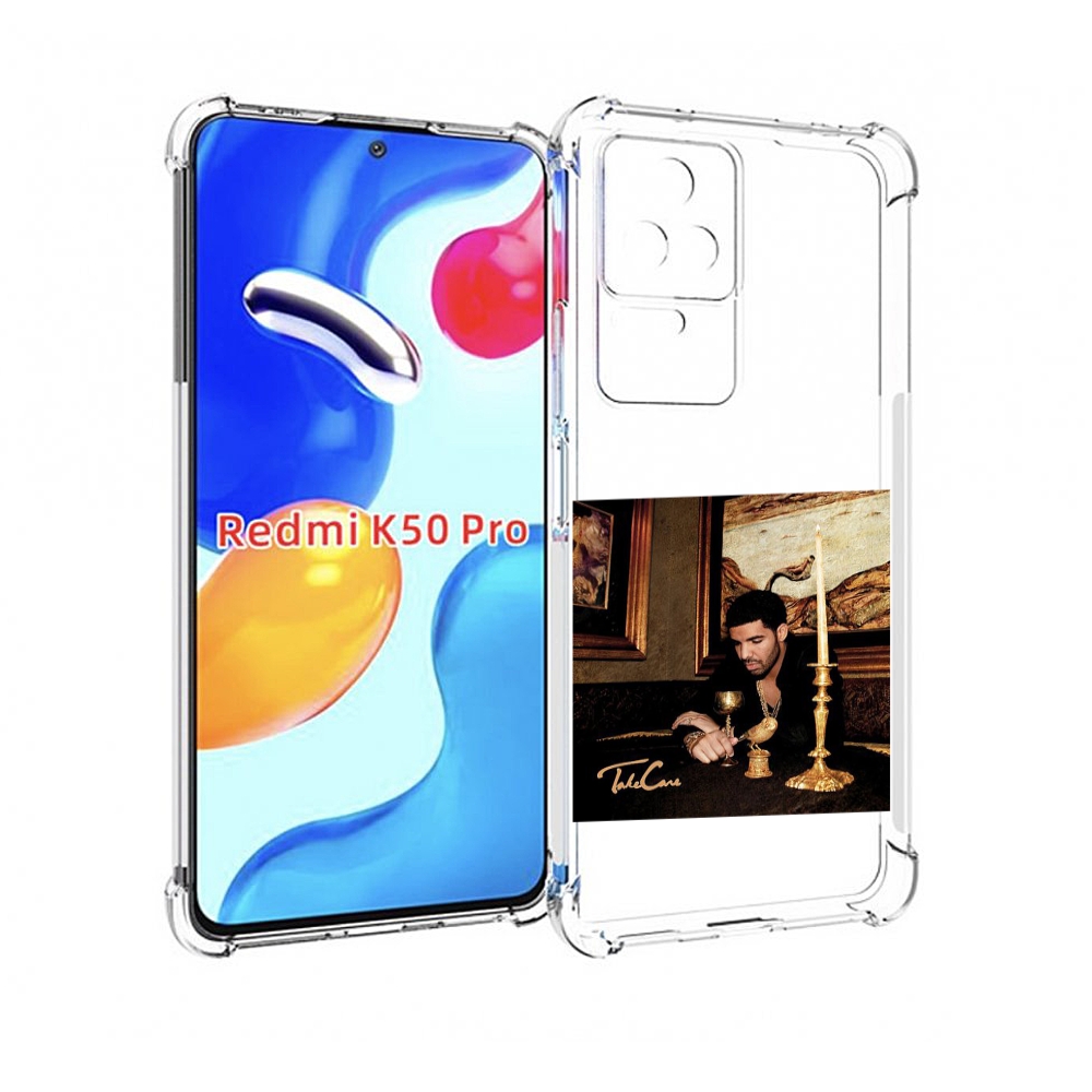 

Чехол MyPads Drake - Take Care для Xiaomi Redmi K50 / K50 Pro, Прозрачный, Tocco