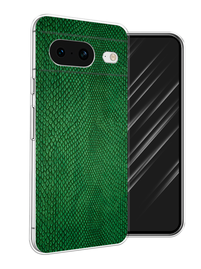 

Чехол Awog на Google Pixel 8 "Изумрудная змея", Черный;зеленый;коричневый, 271550-3
