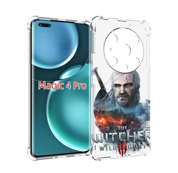 

Чехол MyPads Ведьмак для Honor Magic4 Pro, Прозрачный, Tocco