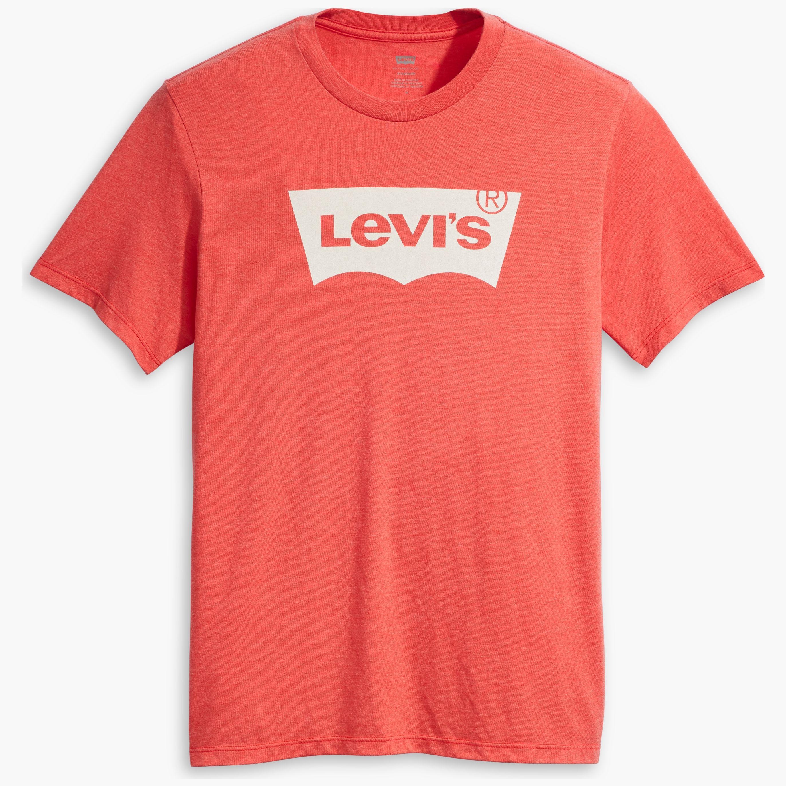 

Футболка мужская Levi's Men Graphic Crewneck Tee красная XL, Красный, Men Graphic Crewneck Tee