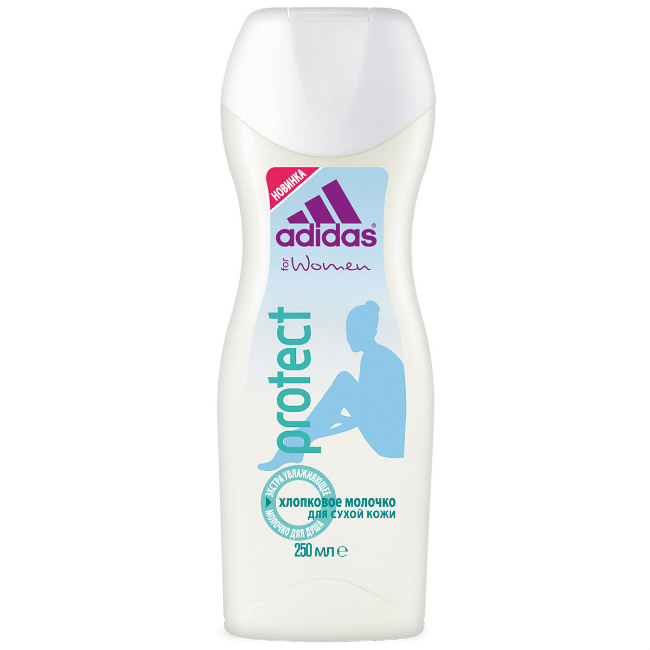 фото Гель для душа protect женский adidas shower gel, 250 мл