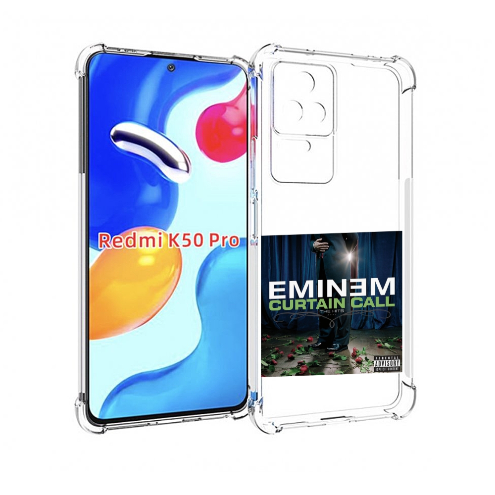 Чехол MyPads Eminem Curtain Call The hits для Xiaomi Redmi K50 / K50 Pro