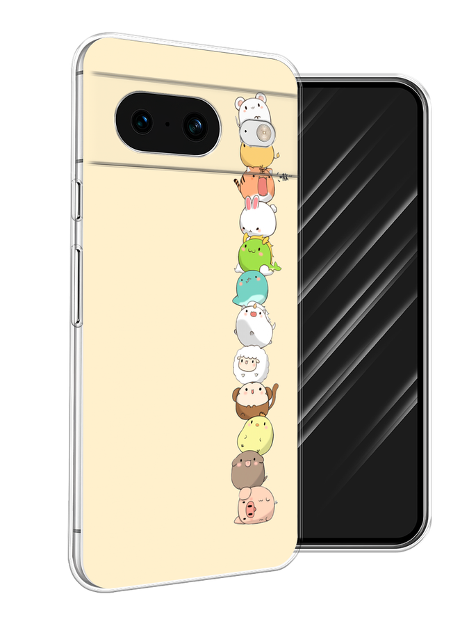 

Чехол Awog на Google Pixel 8 "Питомцы Чиби", Желтый, 271550-2