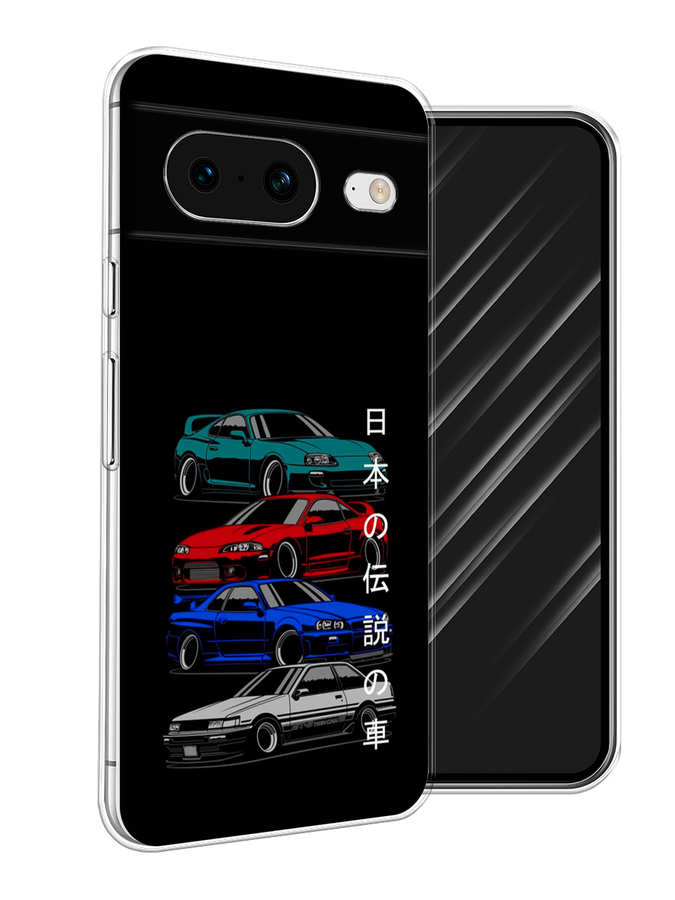 

Чехол Awog на Google Pixel 8 "JDM Legend cars", Зеленый;красный;синий, 271550-5