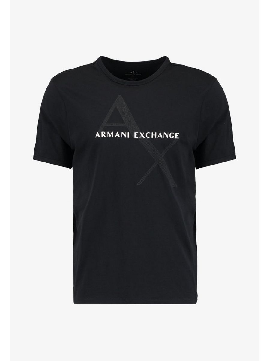 Футболка мужская Armani Exchange ARC22O00E черная M ARMANI EXCHANGE черный