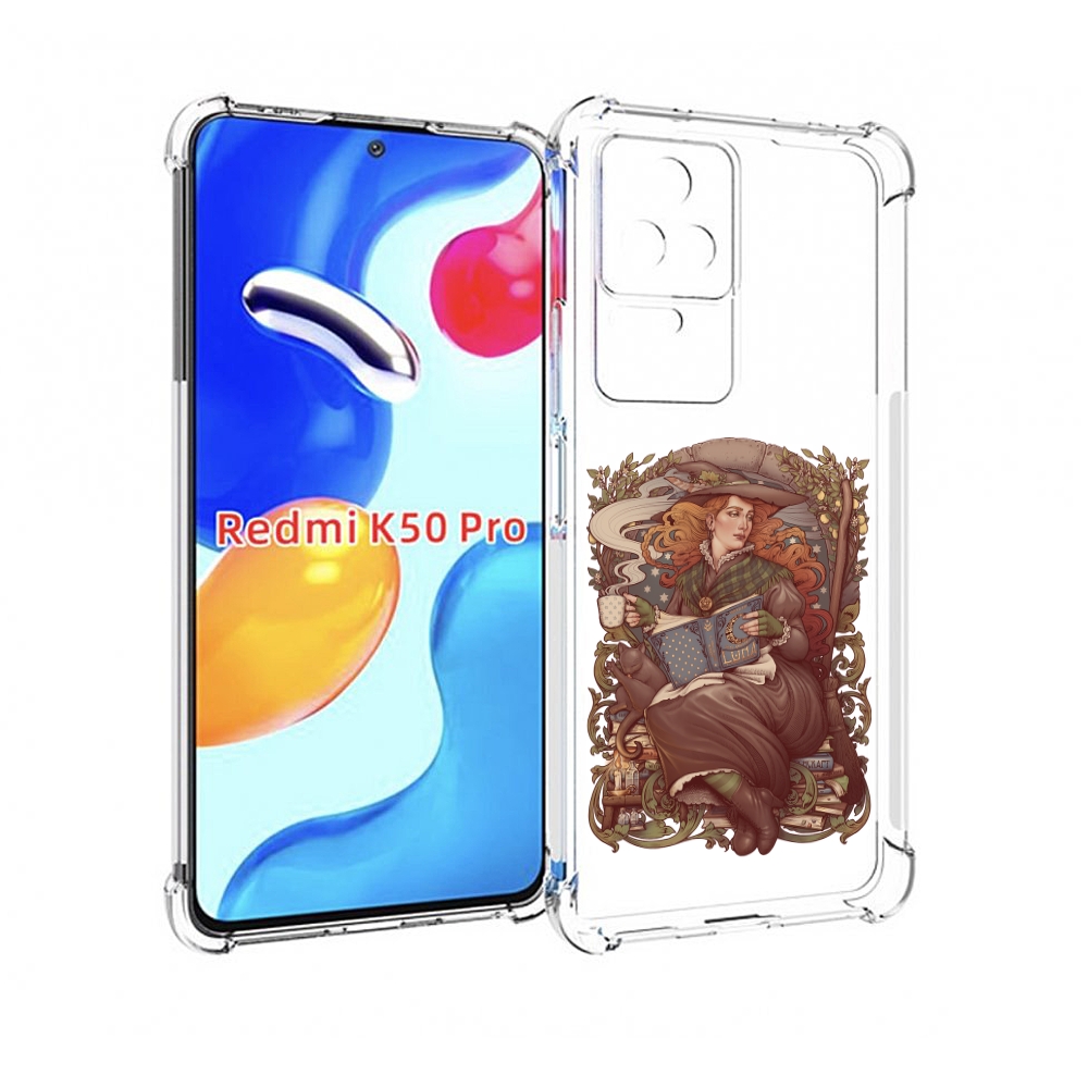 

Чехол MyPads Женские_126 для Xiaomi Redmi K50 / K50 Pro, Прозрачный, Tocco