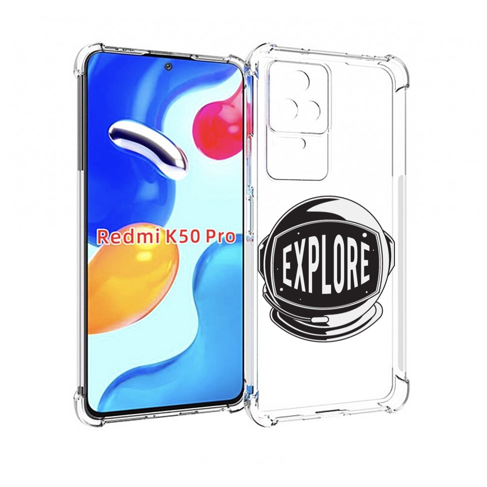 

Чехол MyPads Explore для Xiaomi Redmi K50 / K50 Pro, Прозрачный, Tocco