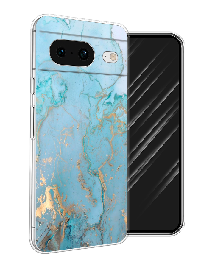 

Чехол Awog на Google Pixel 8 "Голубой мрамор рисунок", 271550-3