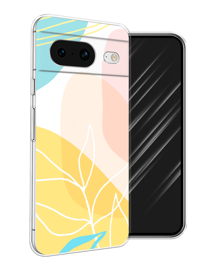 

Чехол Awog на Google Pixel 8 "Летнее настроение", Желтый;голубой;розовый, 271550-10