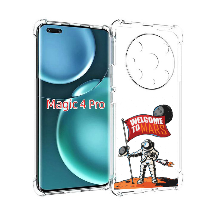 

Чехол MyPads Вэлком-Марс для Honor Magic4 Pro, Прозрачный, Tocco