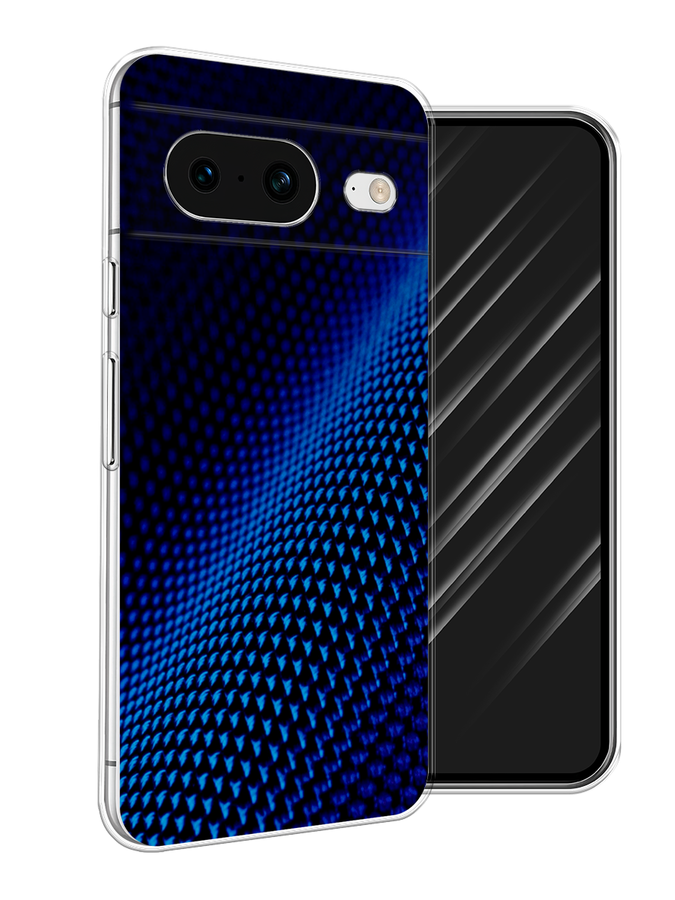 

Чехол Awog на Google Pixel 8 "Синий карбон", Черный;синий, 271550-3