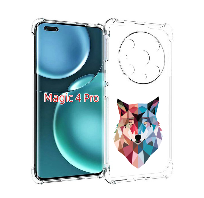 

Чехол MyPads Геометрический-волк для Honor Magic4 Pro, Прозрачный, Tocco