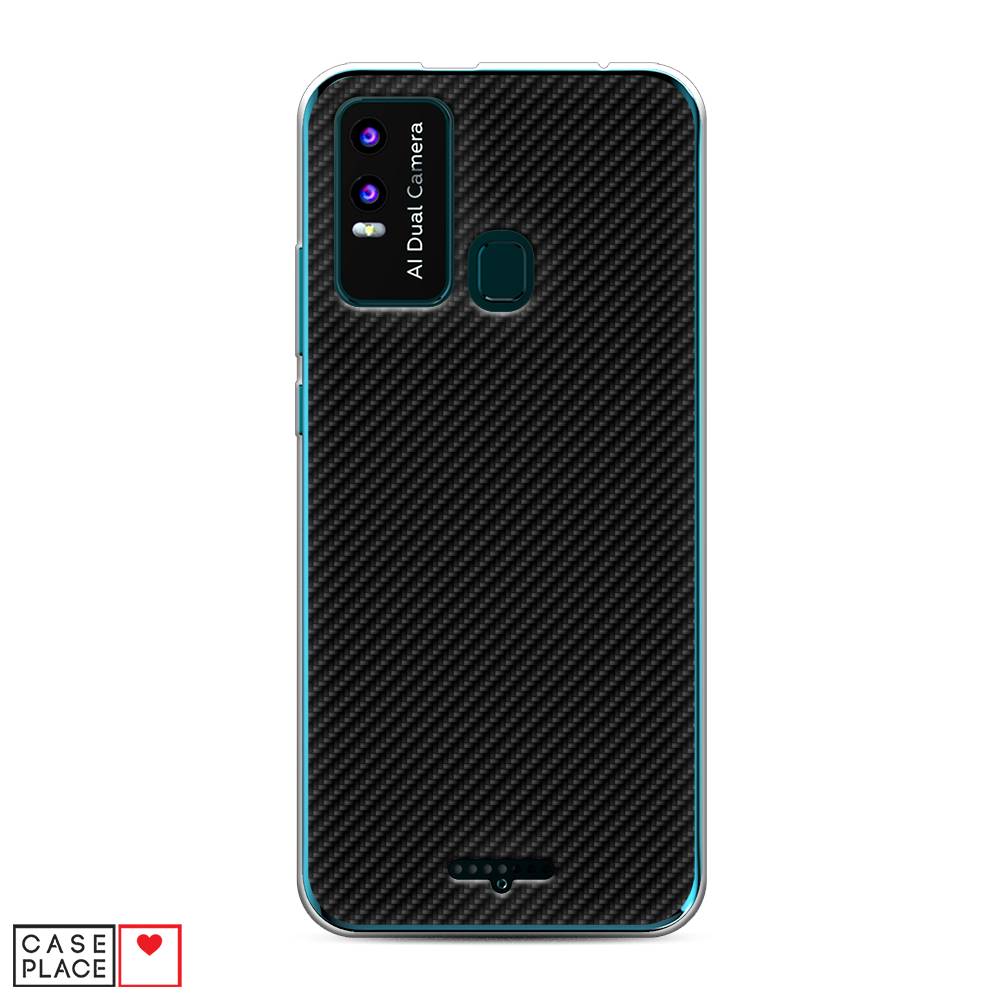 

Чехол Awog "Черный карбон" для BQ 6630L Magic L